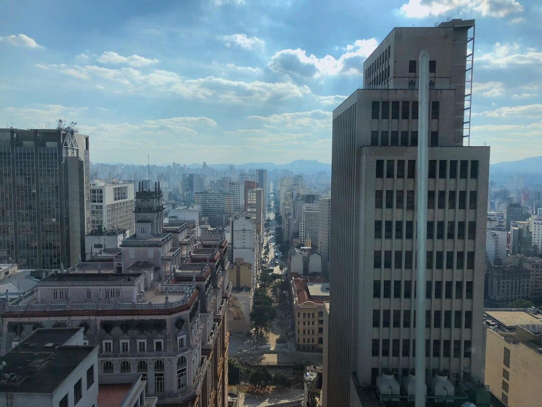São Paulo city skyline at dusk